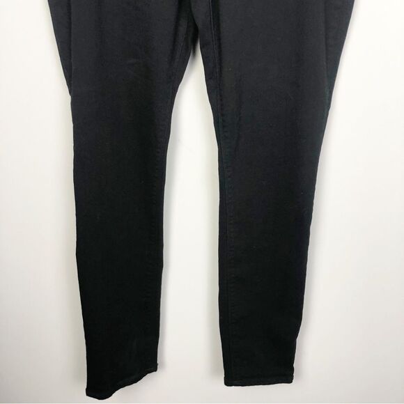 EXPRESS | Black Mid Rise Skinny Jeans Velvet Sequin Accents Women’s Size 16 - Picture 6 of 12